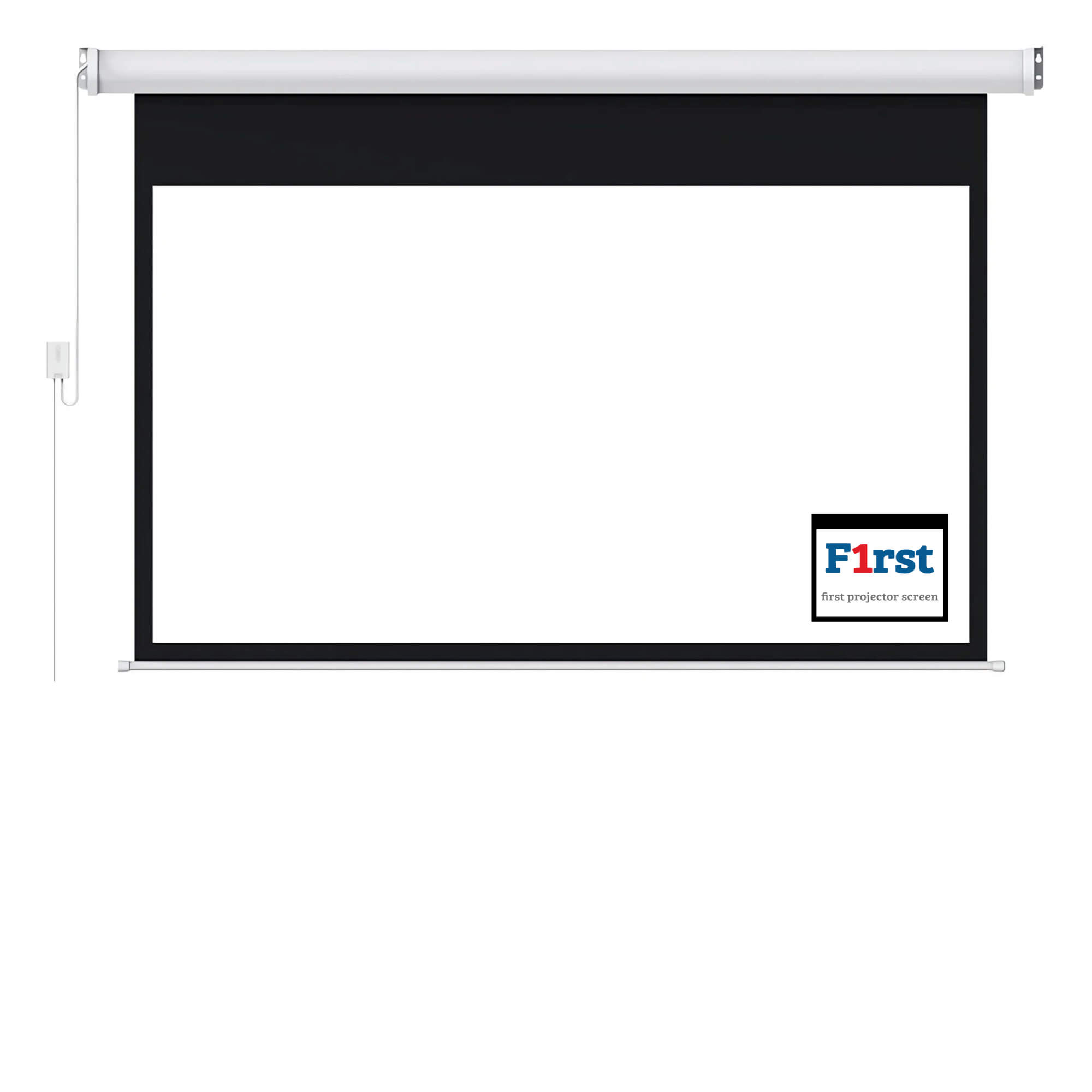 First 高清 電動升降投影幕 60吋